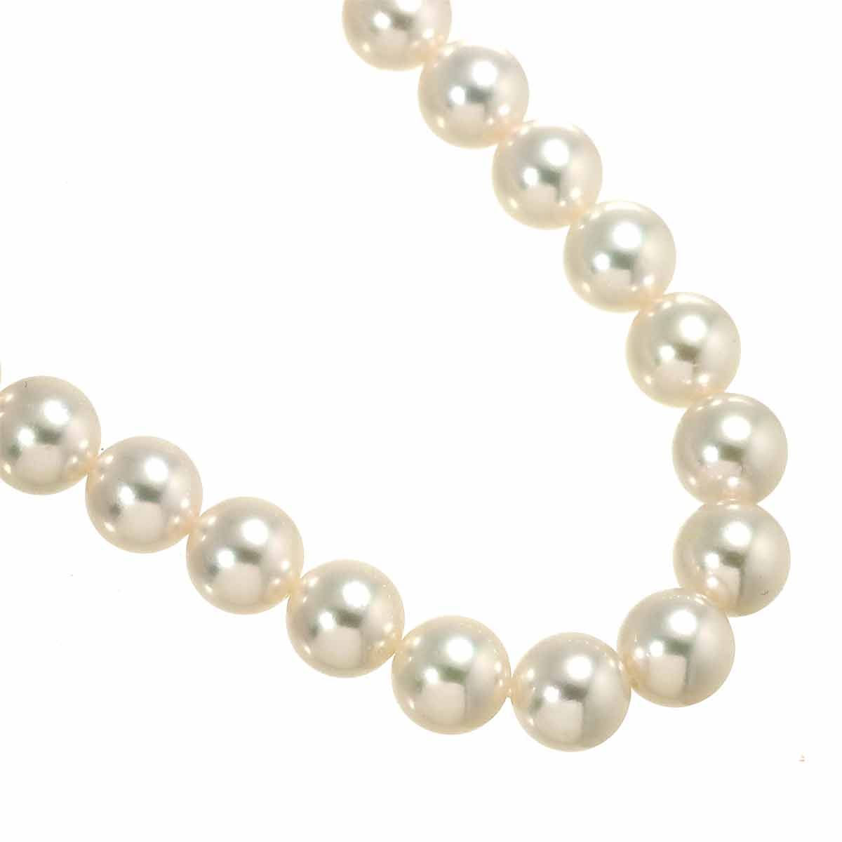ミキモト MIKIMOTO アコヤ真珠 7.9-7.5mm ネックレス 42cm SV シルバー