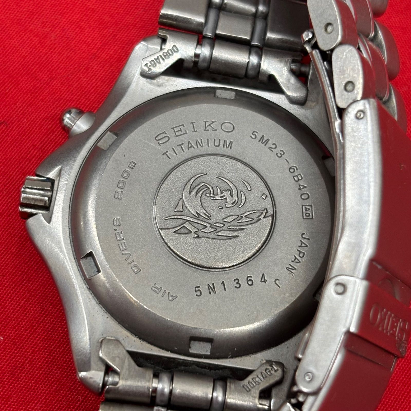 SEIKO AGS TITANIUM SCUBA 200m 5M23-6B40 腕時計 セイコー スキューバ