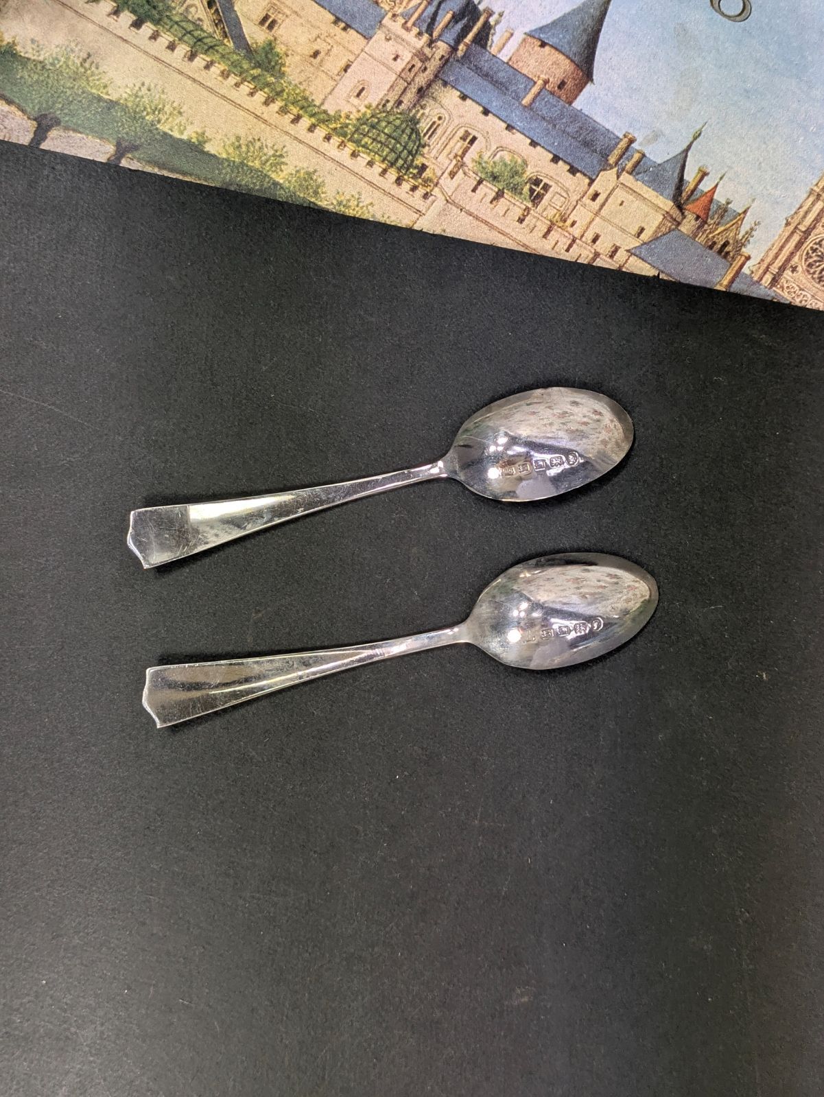 も*ん様 イギリス製 シルバースプーン ヴィンテージ スターリング