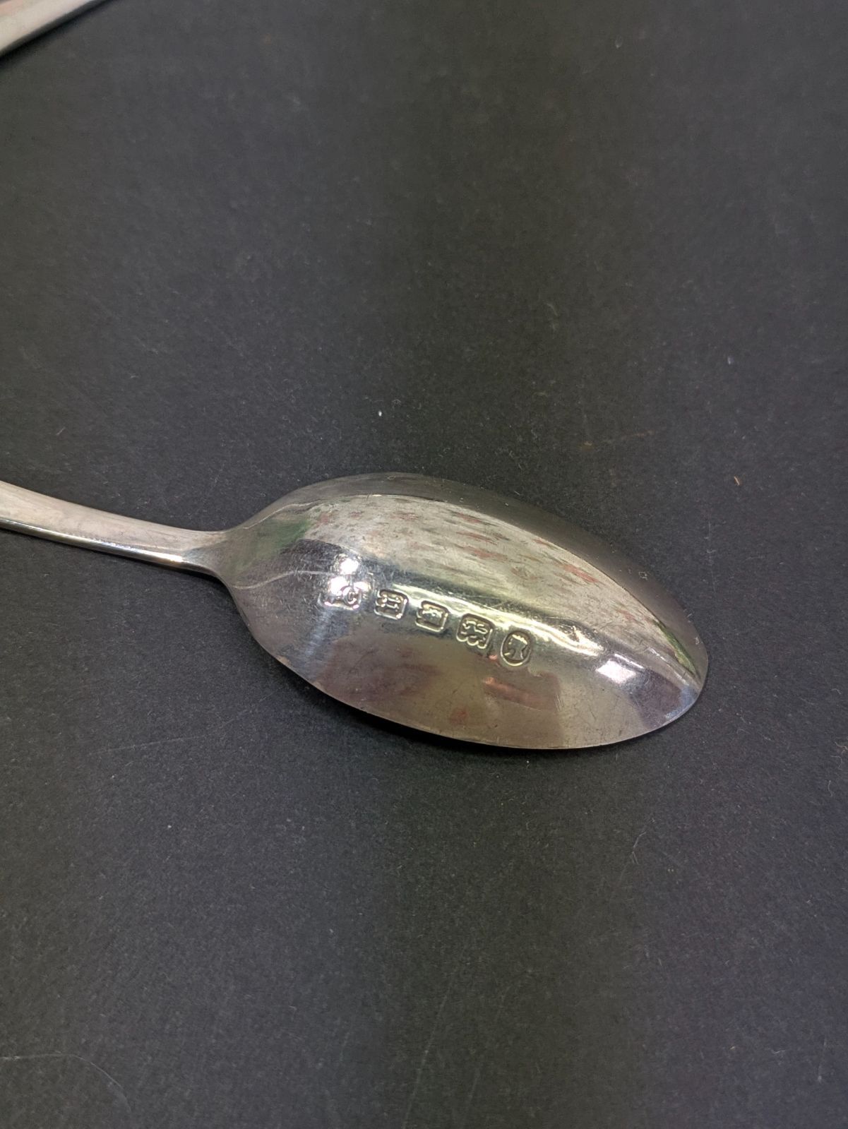 スターリングシルバー イギリス 1935年 ロンドン製 刻印入りティー