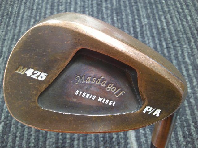 中古 ウェッジ マスダゴルフ STUDIO WEDGE M425 S 銅メッキ/DG/S200/48