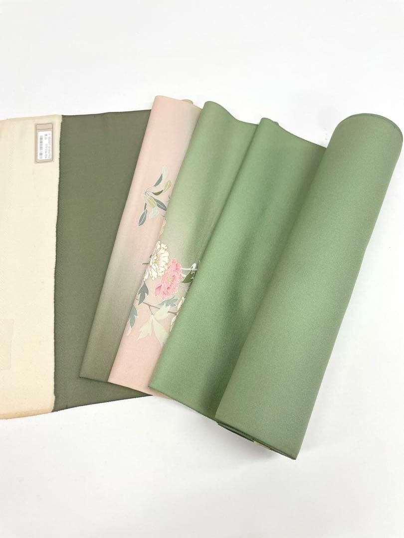 付け下げ 手描 ぼかし 正絹 反物 付け下げ 金彩 手描 正絹 反物 T9237 - メルカリ