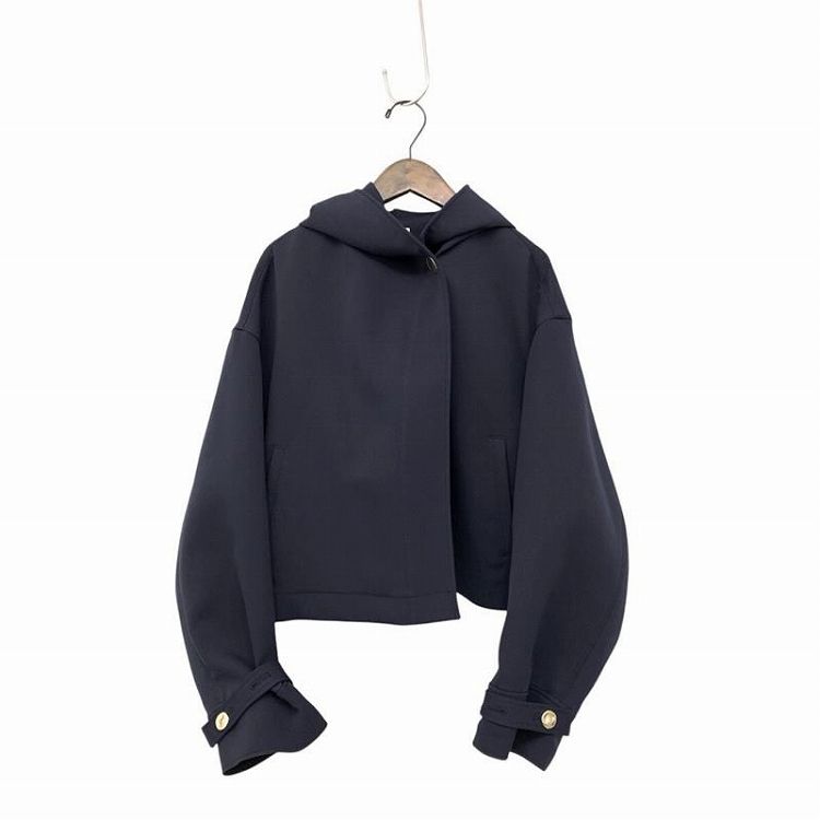 deres デレス　ショートコート 2024SS deres デレス Violetta switch neck feather short coat