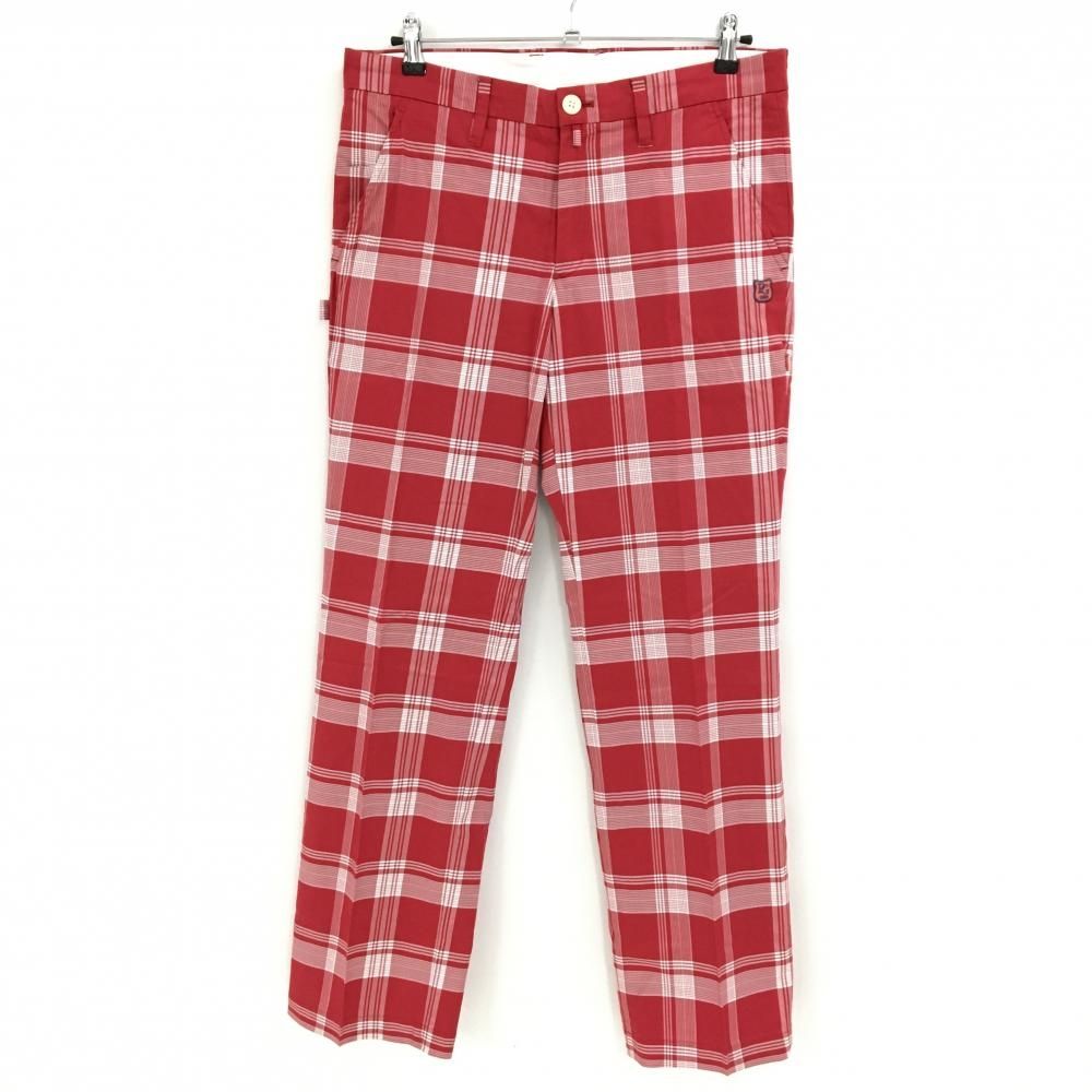 美品】パーリーゲイツ 赤色 メンズパンツ 【公式通販】
