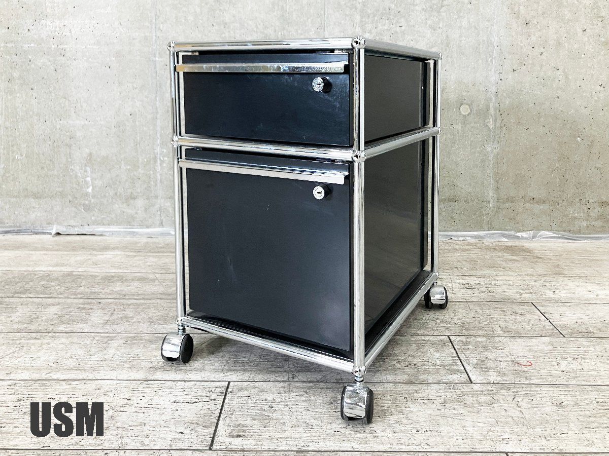 USMハラー□ロールボーイ□デスクインワゴン□グラファイトブラック
