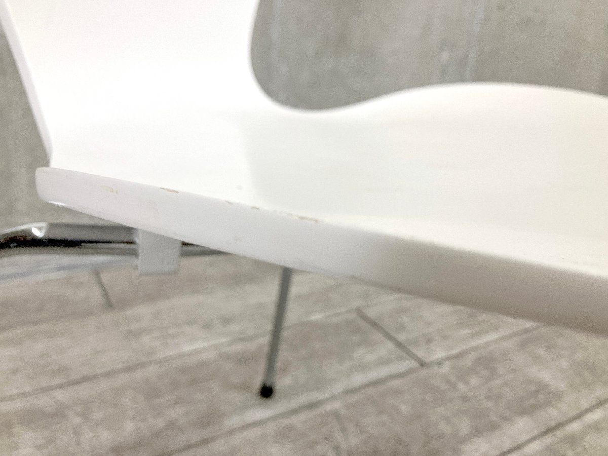 5B）Fritz Hansen/フリッツハンセン□セブンチェア□ラッカーホワイト