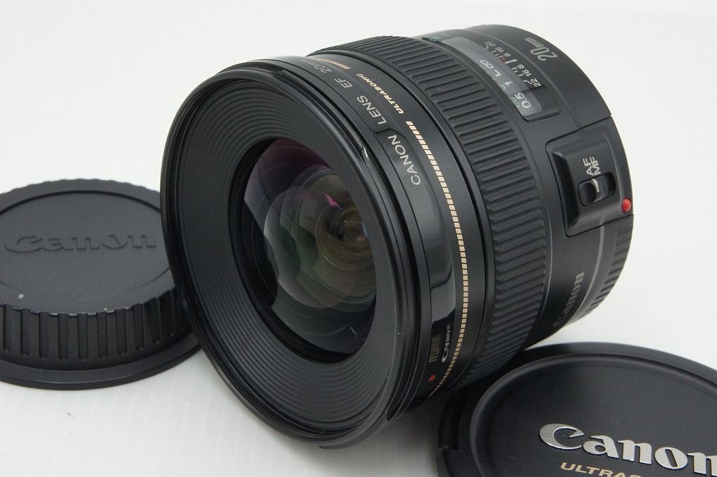 Canon キヤノン EF 20 mm F 2.8 USM フルサイズ 単焦点レンズ フード付 260107 z