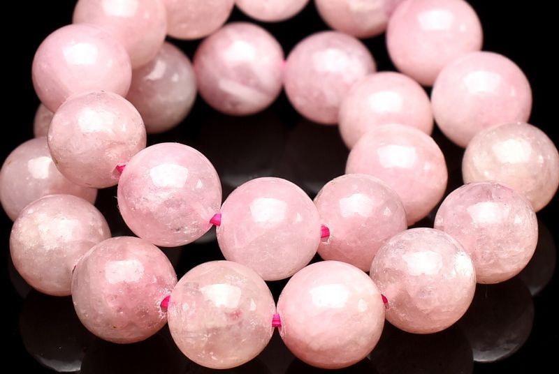 1点物】華やかな色彩 ピンクトルマリン 7mm ブレスレット