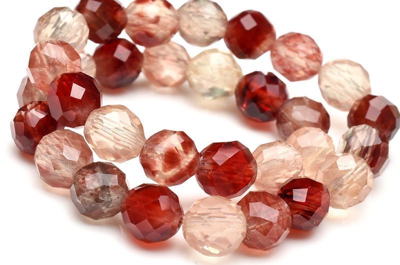 １点物 AAA 数量 聖石 アンデシン 5.5 mm 64面カット ブレスレット パワーストーン 天然石 _U 8661