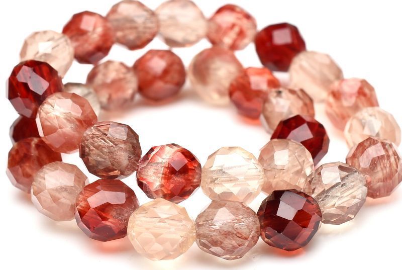 １点物 AAA 数量 聖石 アンデシン 5.5 mm 64面カット ブレスレット パワーストーン 天然石 _U 8662