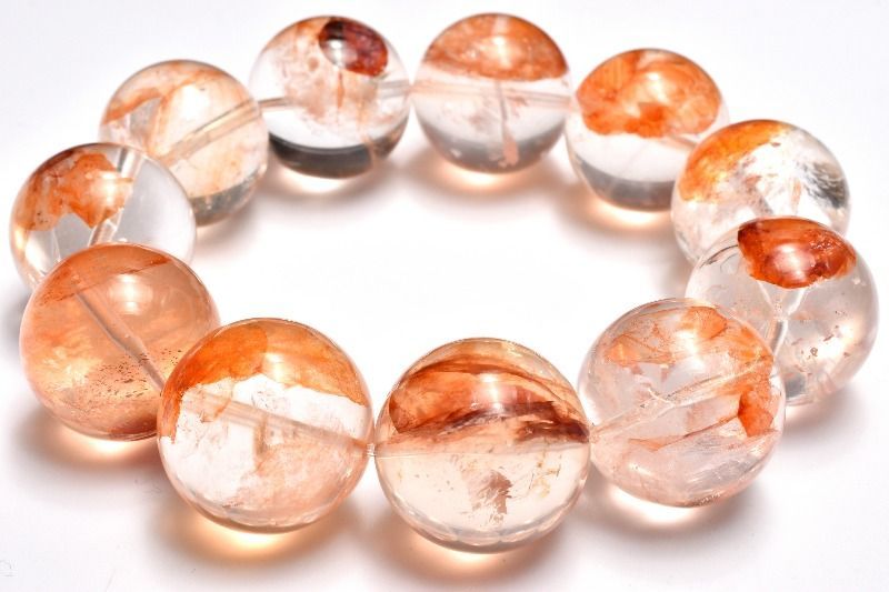  １点物 高発色 マダガスカル産 ライモナイトインクォーツ 20 mm ブレスレット パワーストーン 天然石 _MC 3302 ブレスレット バングル アクセサリー