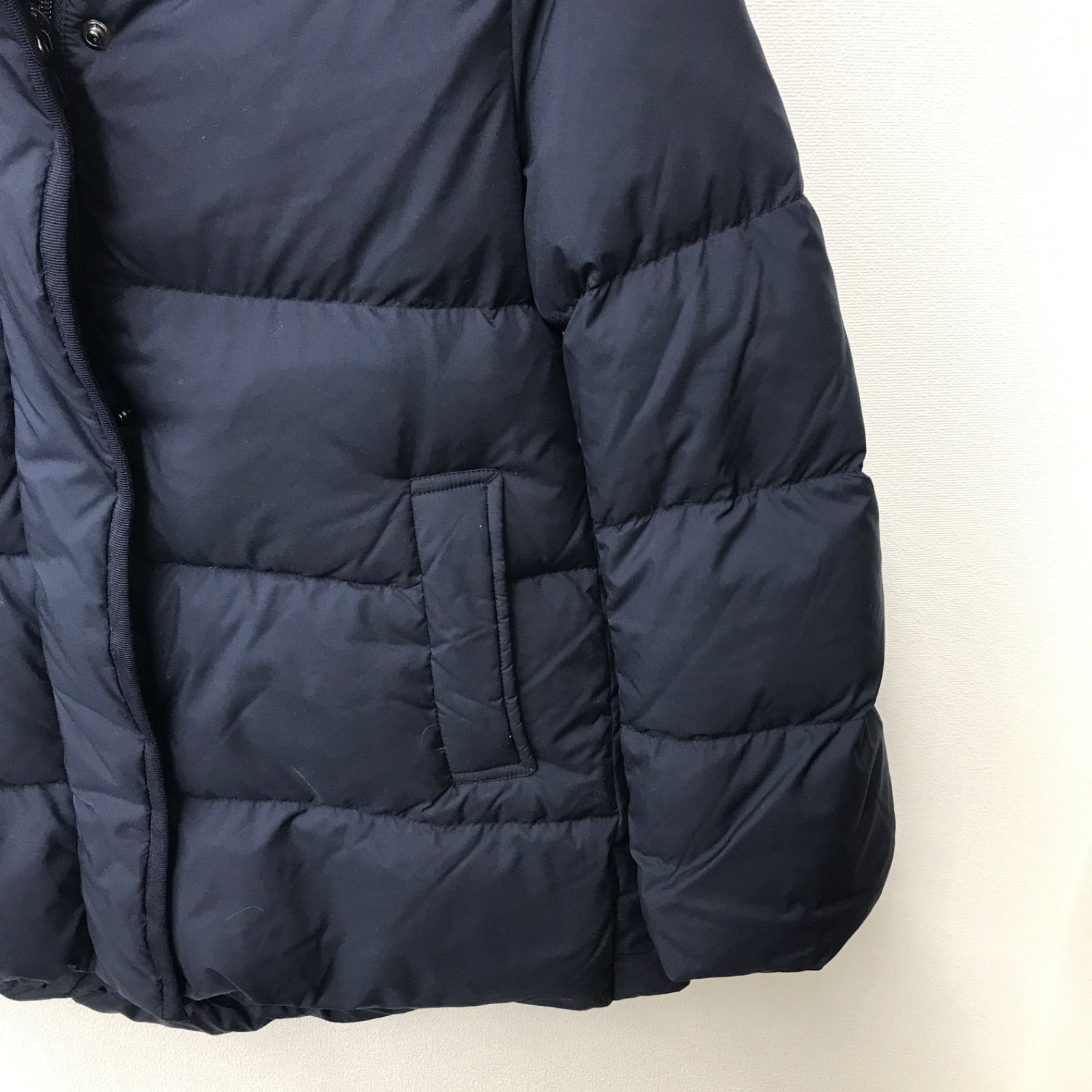 M12057 UNIQLO ユニクロ パウダーソフト ダウンジャケット フード付 S 