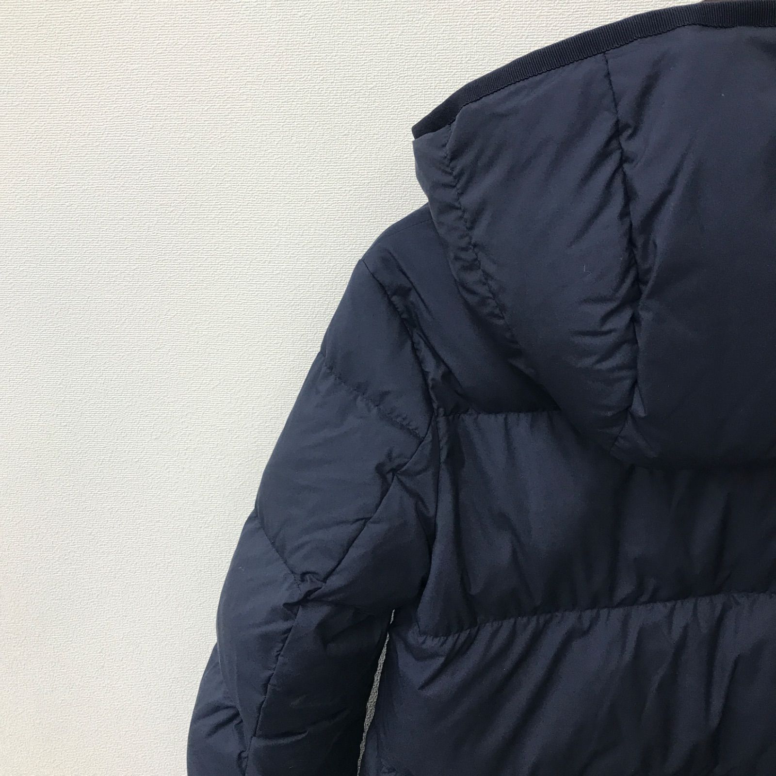 M12057 UNIQLO ユニクロ パウダーソフト ダウンジャケット フード付 S 