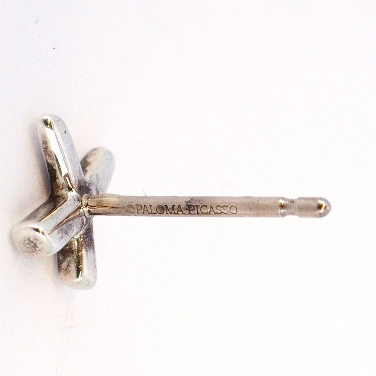 5jpb0645】ティファニー ピアス キス シルバー925【中古】レディース