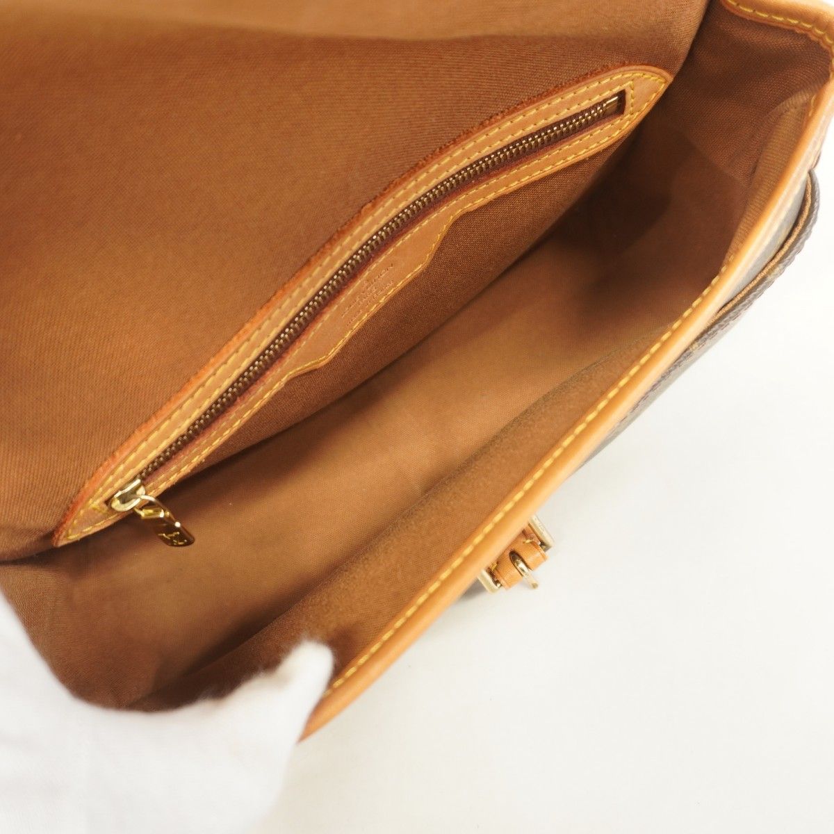 6ab0505】ルイヴィトン ショルダーバッグ モノグラム ソローニュ