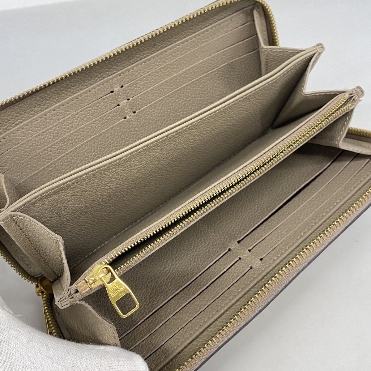 6ab0663-k】ルイヴィトン 長財布 モノグラム・アンプラント バイカラー