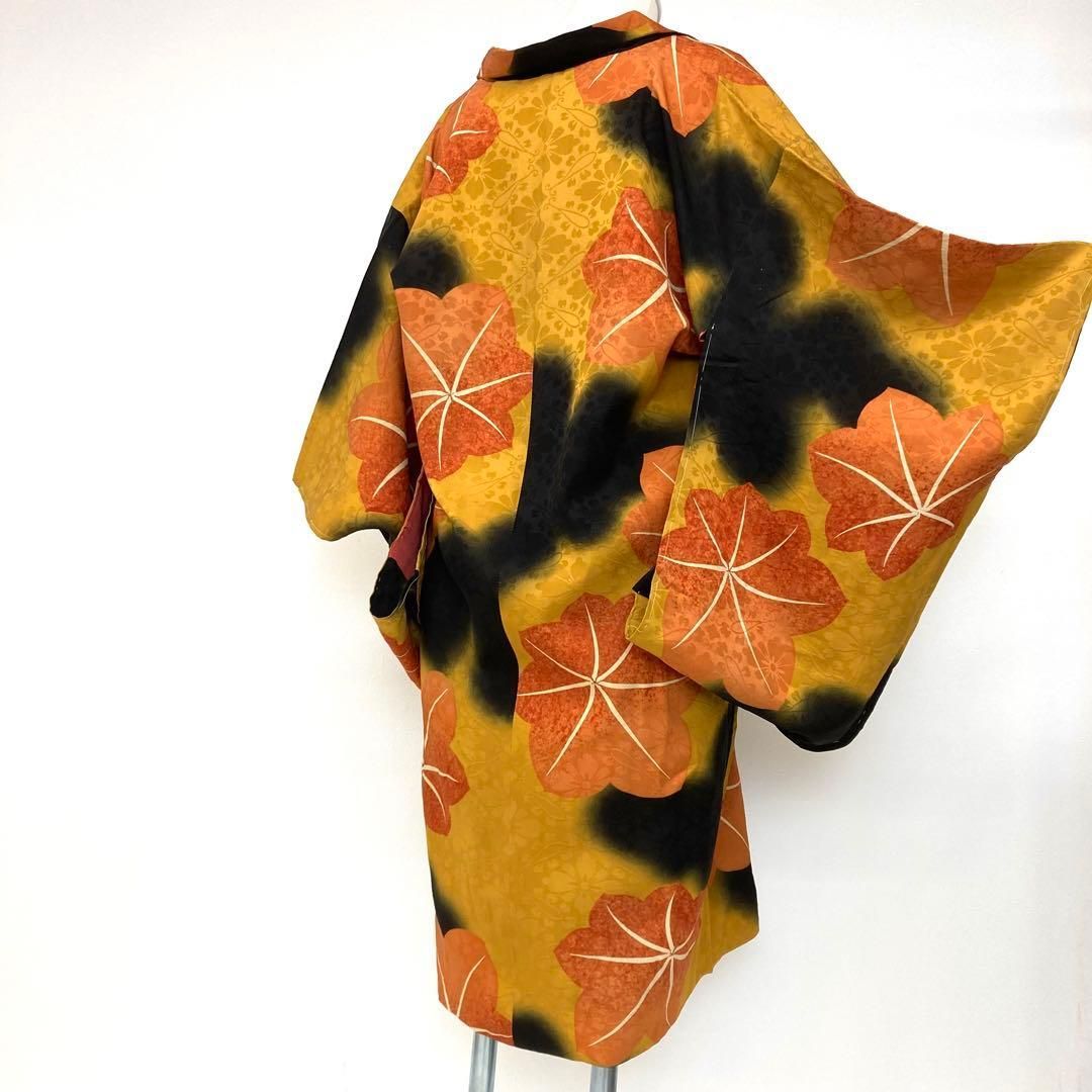 着物と帯 時流 コ241174◆ アンティーク 和装コート◆へちま衿 ロング丈