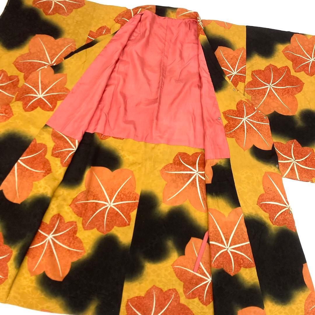  着物と帯 時流 コ241174◆ アンティーク 和装コート◆へちま衿 ロング丈 羽織 着物 浴衣