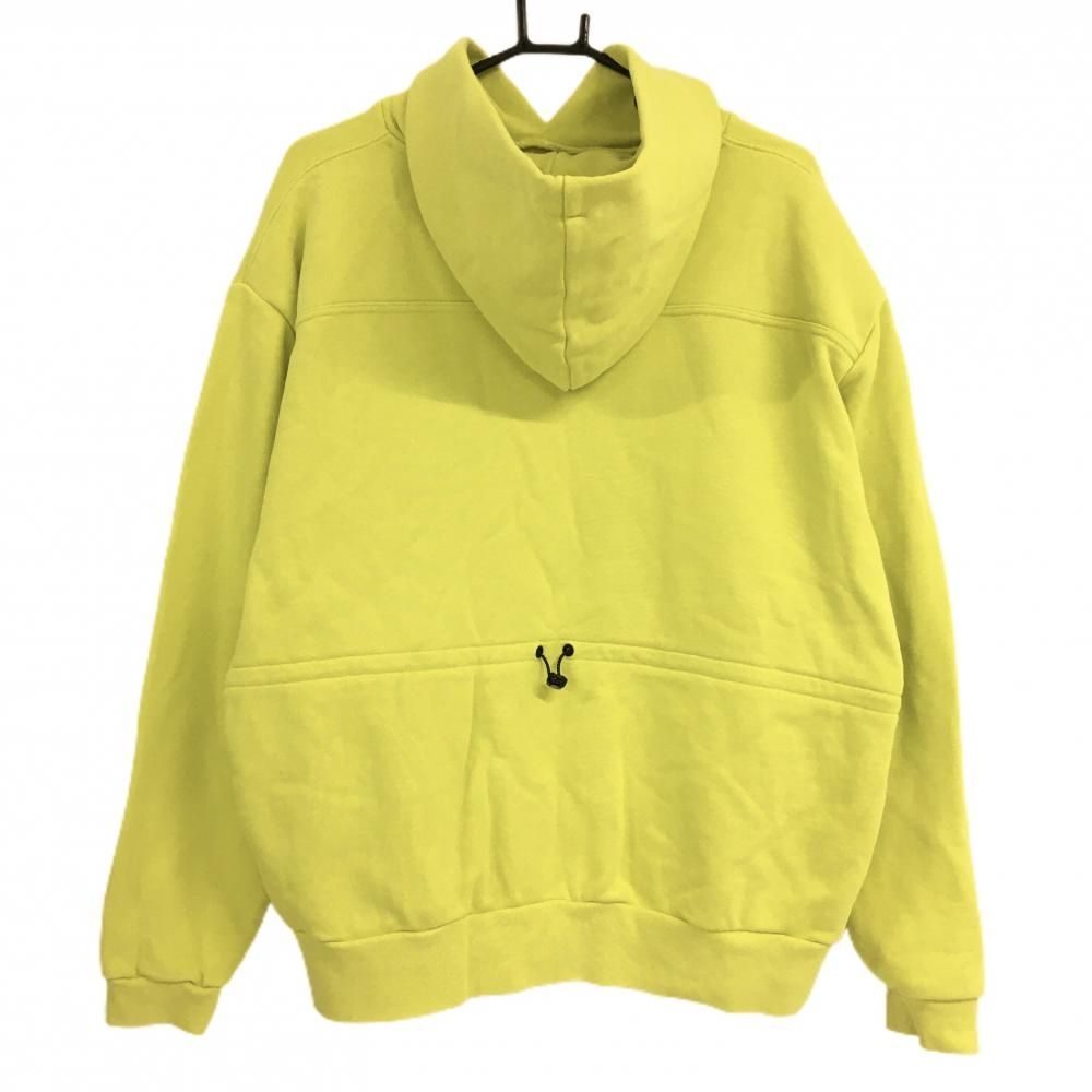 美品】ラッセルノ パーカー ライムイエロー ルチャワッペン ポケット付