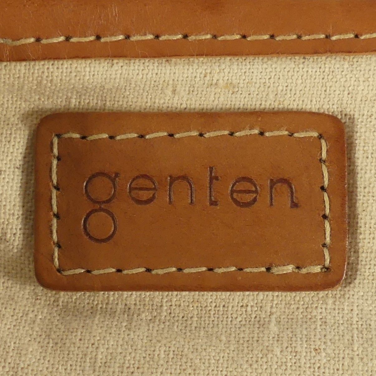 genten ゲンテン トートバッグ ガーデンカットワーク 巾着 インナー 
