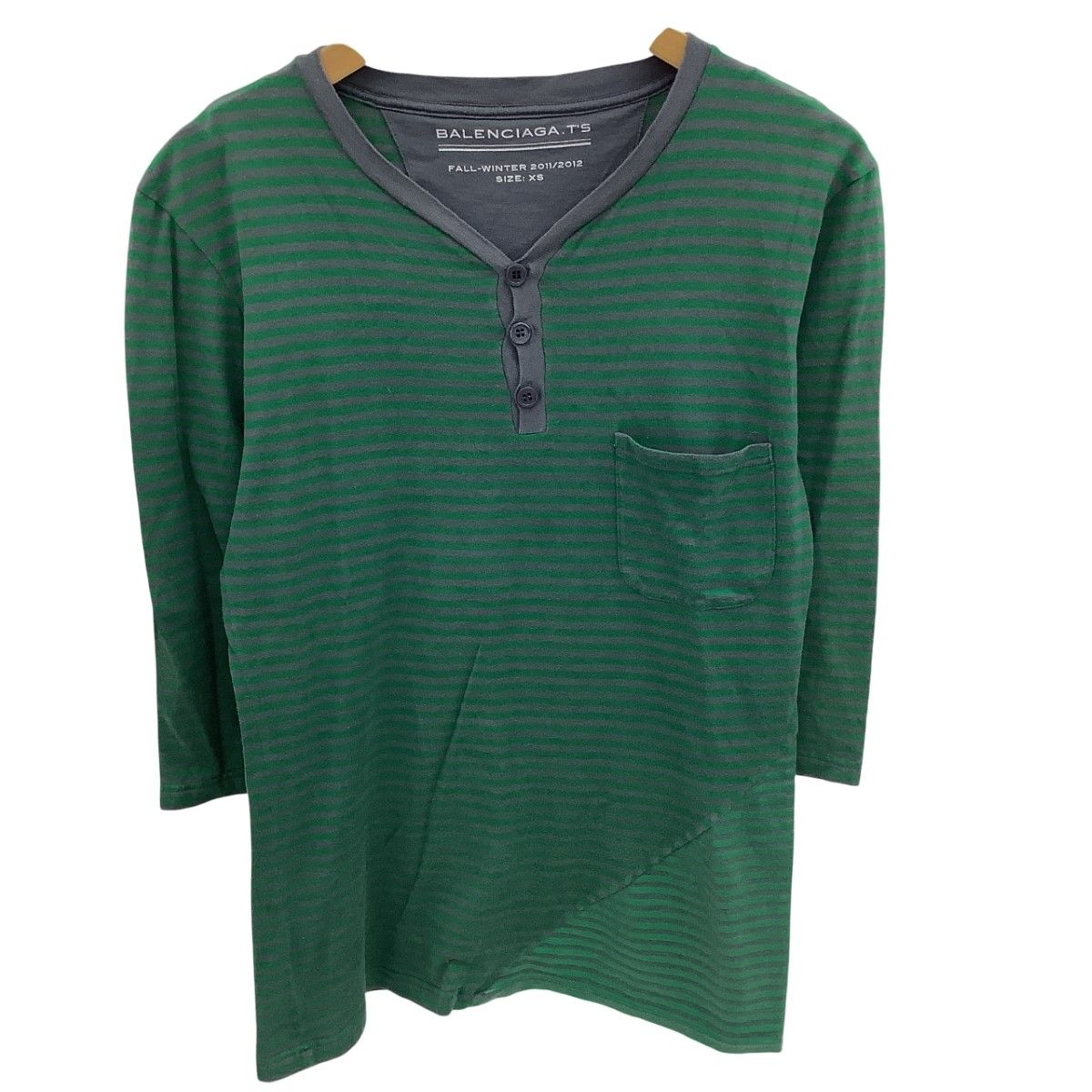BALENCIAGA バレンシアガ メンズ カットソー SIZE XS グリーン