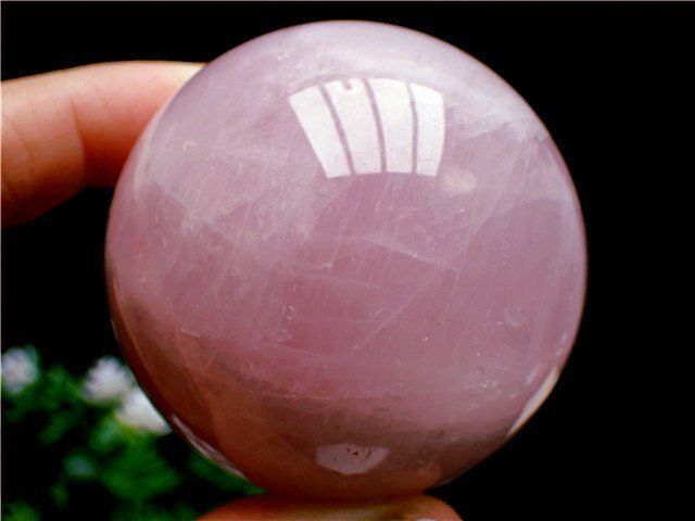 AAA級家庭円満☆天然ローズクォーツ丸玉YT5E1/52E05C - メルカリ