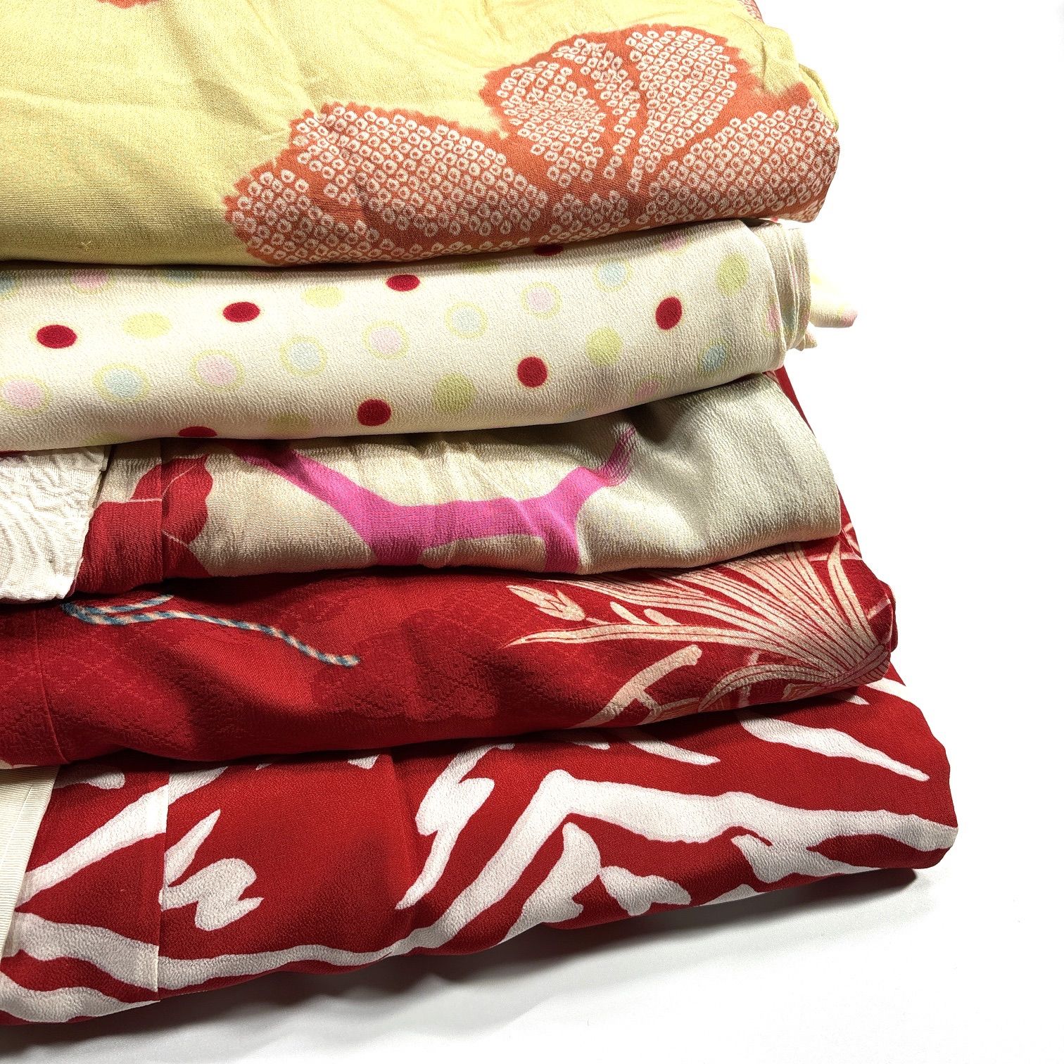 アンティーク 長襦袢 5枚 正絹 着物まとめ売り 同梱購入歓迎 リメイク