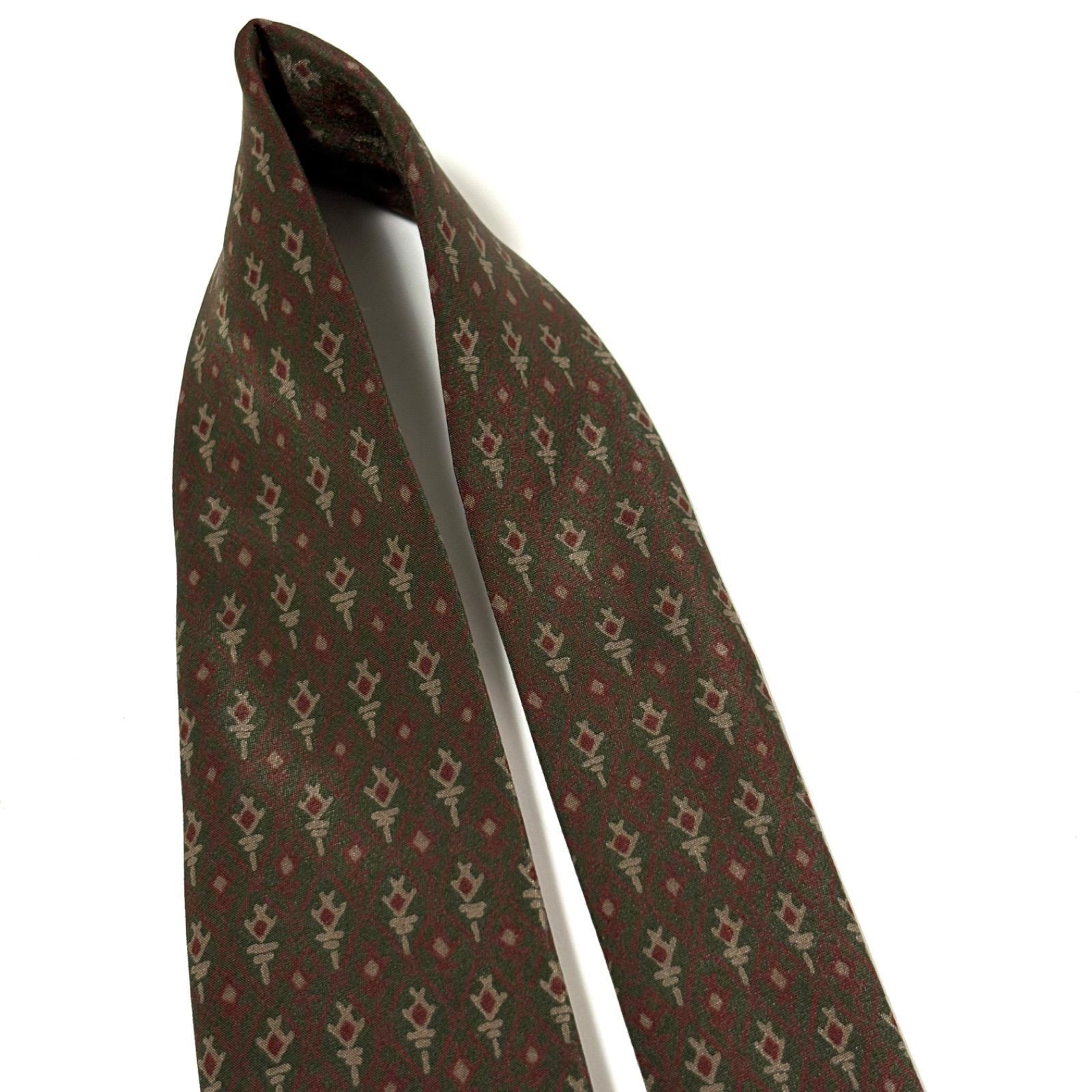 未使用・タグ付き✨クリスチャンディオール ネクタイ 深緑、茶 - メルカリ