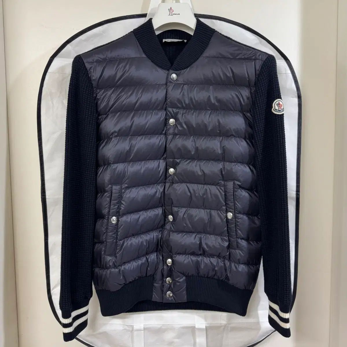 モンクレール ツリー トリコット カーディガン ダウン ジップアップ