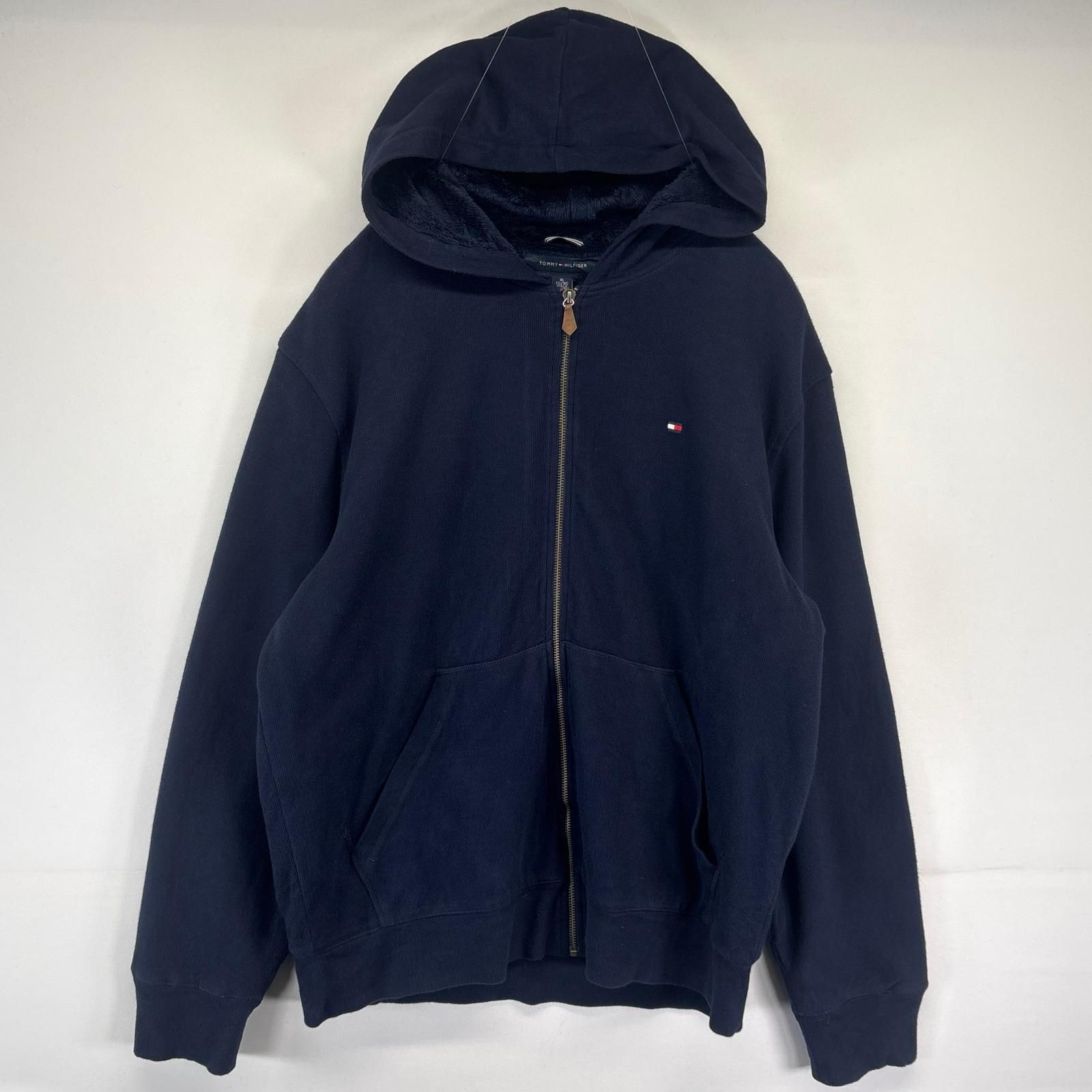 古着 トミーヒルフィガー TOMMY HILFIGER パーカー フルジップ 
