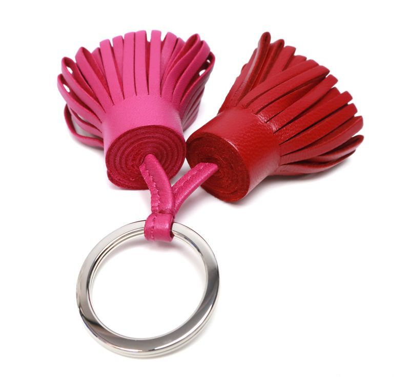 未使用 エルメス カルメン ウノドス キーホルダー キーリング チャーム