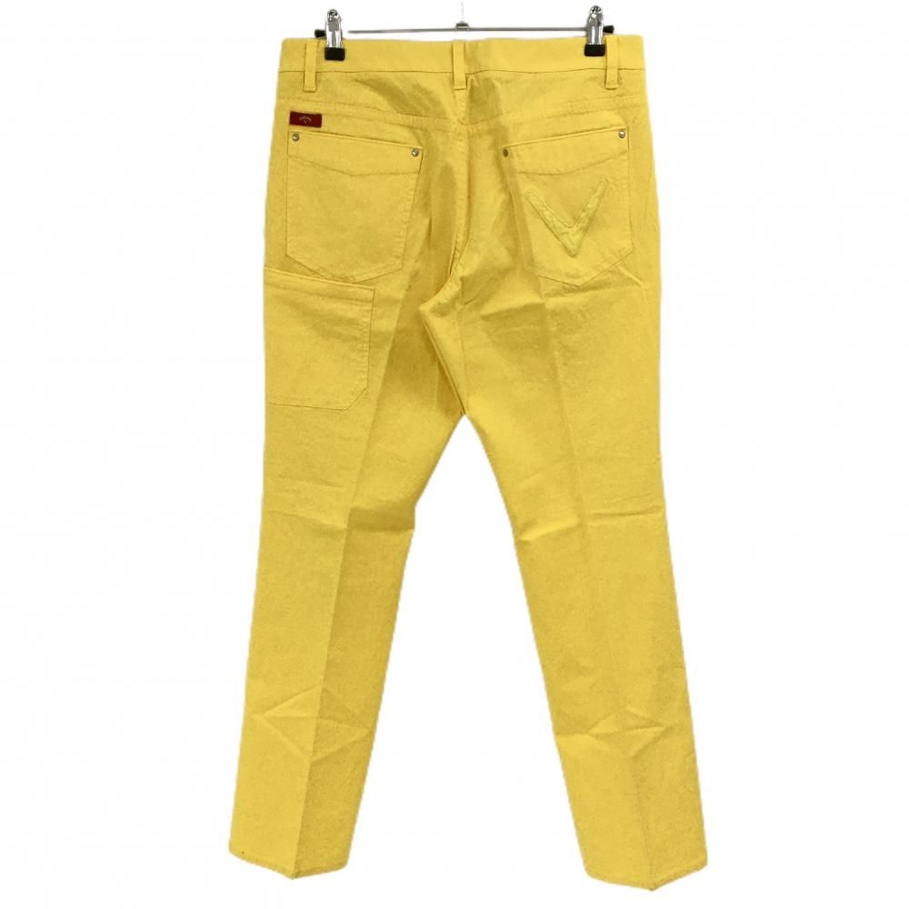 Callaway ゴルフメンズ　イエロー ゴルフパンツ L Callaway ゴルフメンズ イエロー ゴルフパンツ L Callaway ゴルフ
