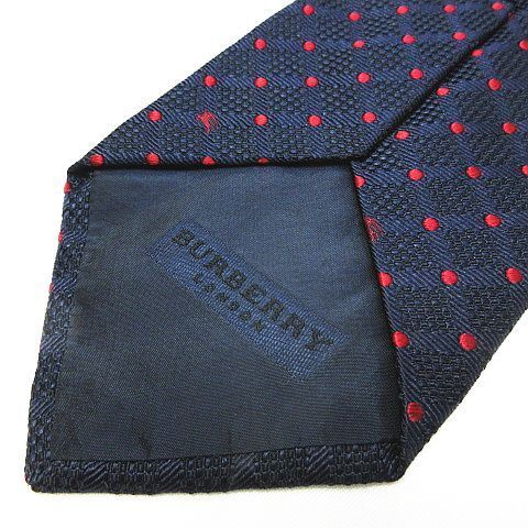 BURBERRY LONDON バーバリー ロンドン ドット柄 ネクタイ ホースロゴ