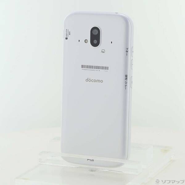 中古品〕 らくらくスマートフォン 64GB ホワイト F-52B docomo SIM