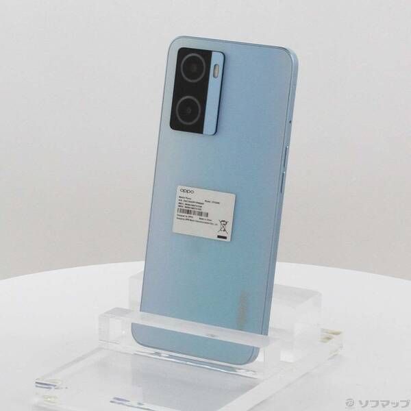 中古品〕 OPPO A77 128GB ブルー CPH2385 SIMフリー【262】 - メルカリ
