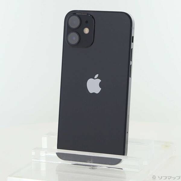 〔 品〕 iPhone 12 mini 64 GB ブラック MGA 03 J A SIMフリー 297