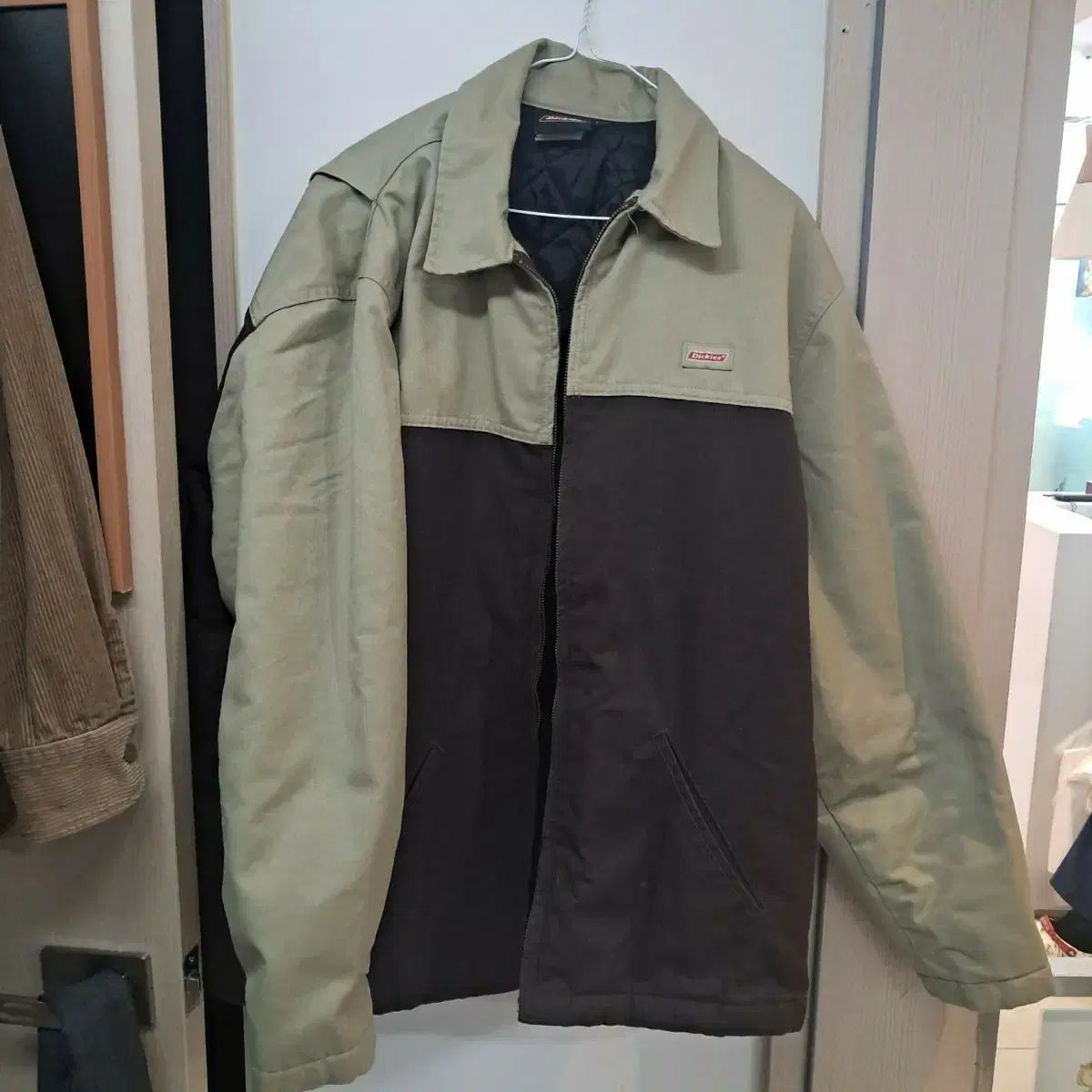 DICKIES ワークジャケット ベージュ ブラウン 2 XL