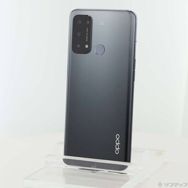 〔 品〕 OPPO Reno 5 A 128 GB シルバーブラック 101 OP Y!mobile SIMフリー 258