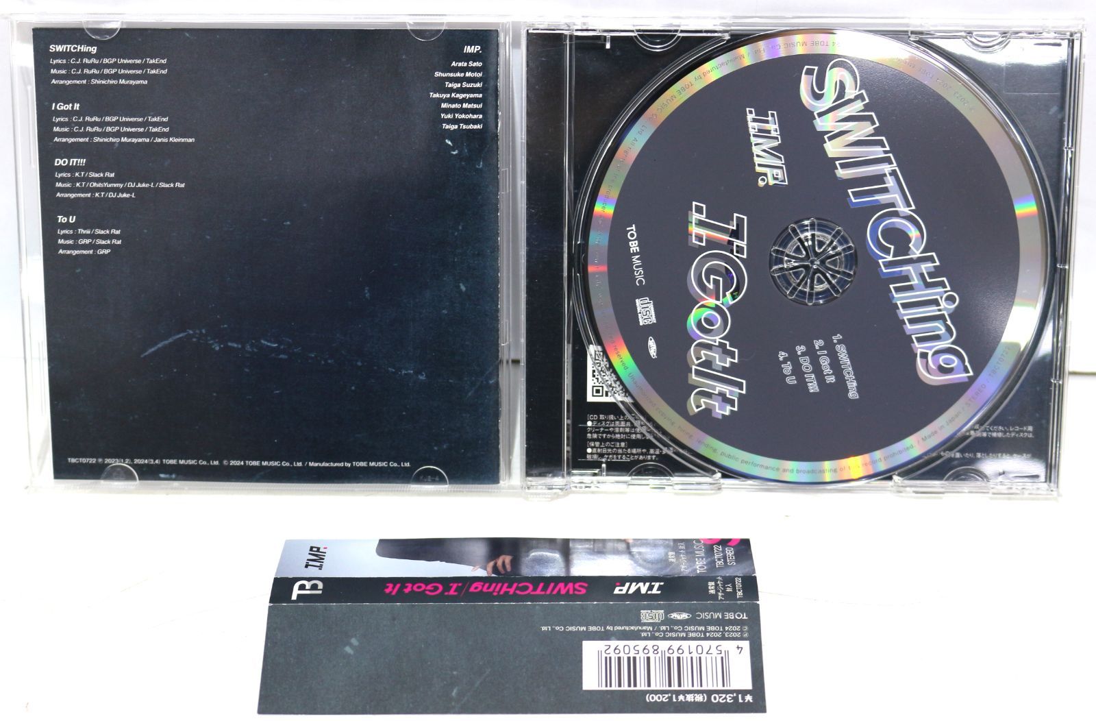 IMP.「SWITCHing／I Got It」初回+通常盤 3形態セット 3形態まとめ買い特典付》「SWITCHing／I Got It」初回生産限定盤A