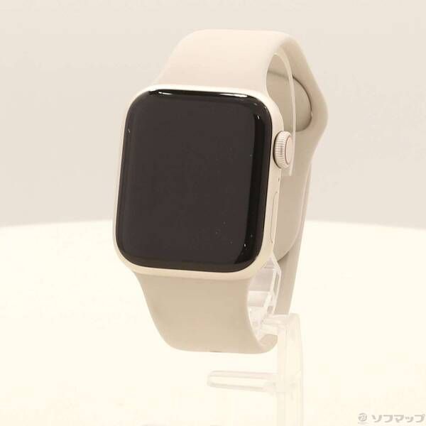 〔 品〕 Apple Watch SE 第2世代 GPS Cellular 40 mm スターライトアルミニウムケース スターライトスポーツバンド 276