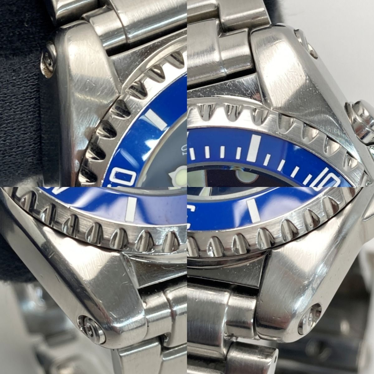 SEIKO セイコー キネティック ダイバー200m 5M62-0BL0 ブルー メンズ 