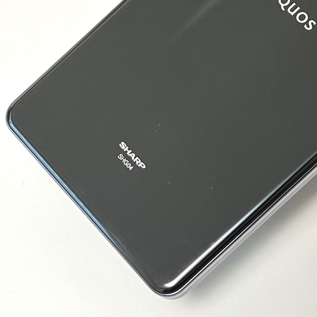 中古】AQUOS zero6 SHG04 au SIMフリー 128GB／8GB ブラック スマホ