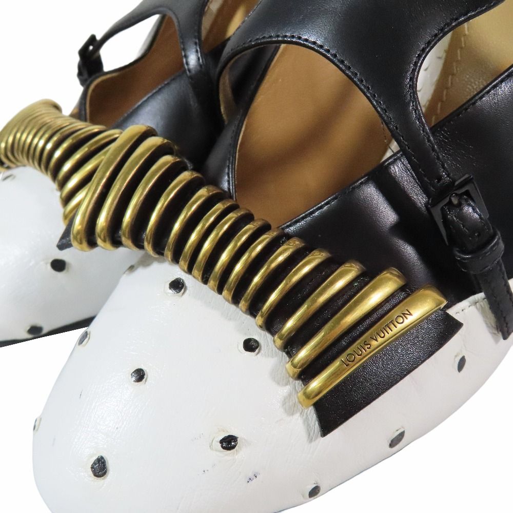 ルイ　ヴィトン　バックストラップパンプス 未使用 18AW ルイヴィトン LOUIS VUITTON バイカラー パンプス