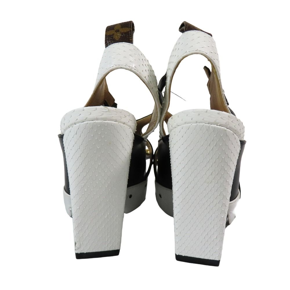 ルイ　ヴィトン　バックストラップパンプス 未使用 18AW ルイヴィトン LOUIS VUITTON バイカラー パンプス