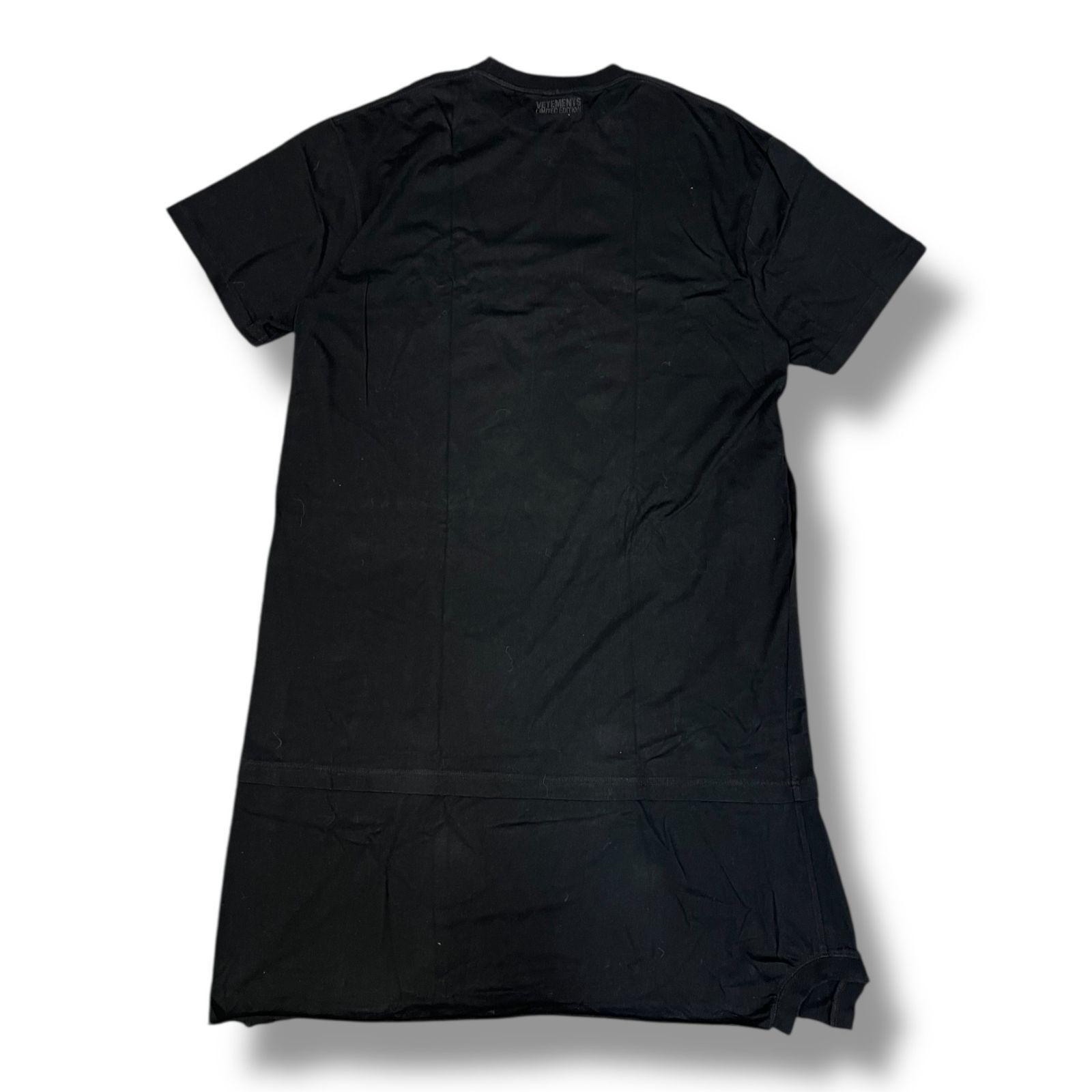 VETEMENTS Double Logo T-Shirt Dress ダブルロゴ ドレスTシャツ 