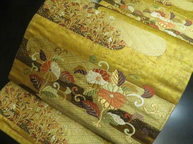 a 2511-21 袋帯 正絹 着物袋