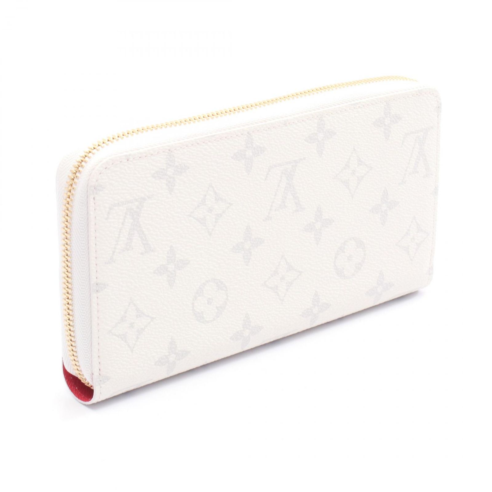 ルイ ヴィトン LOUIS VUITTON ラウンド長財布 LV × TM ジッピーウォレット M 14240 ホワイト PVCコーティングキャンバス LV×TM ジッピー ウォレット レディース ♥