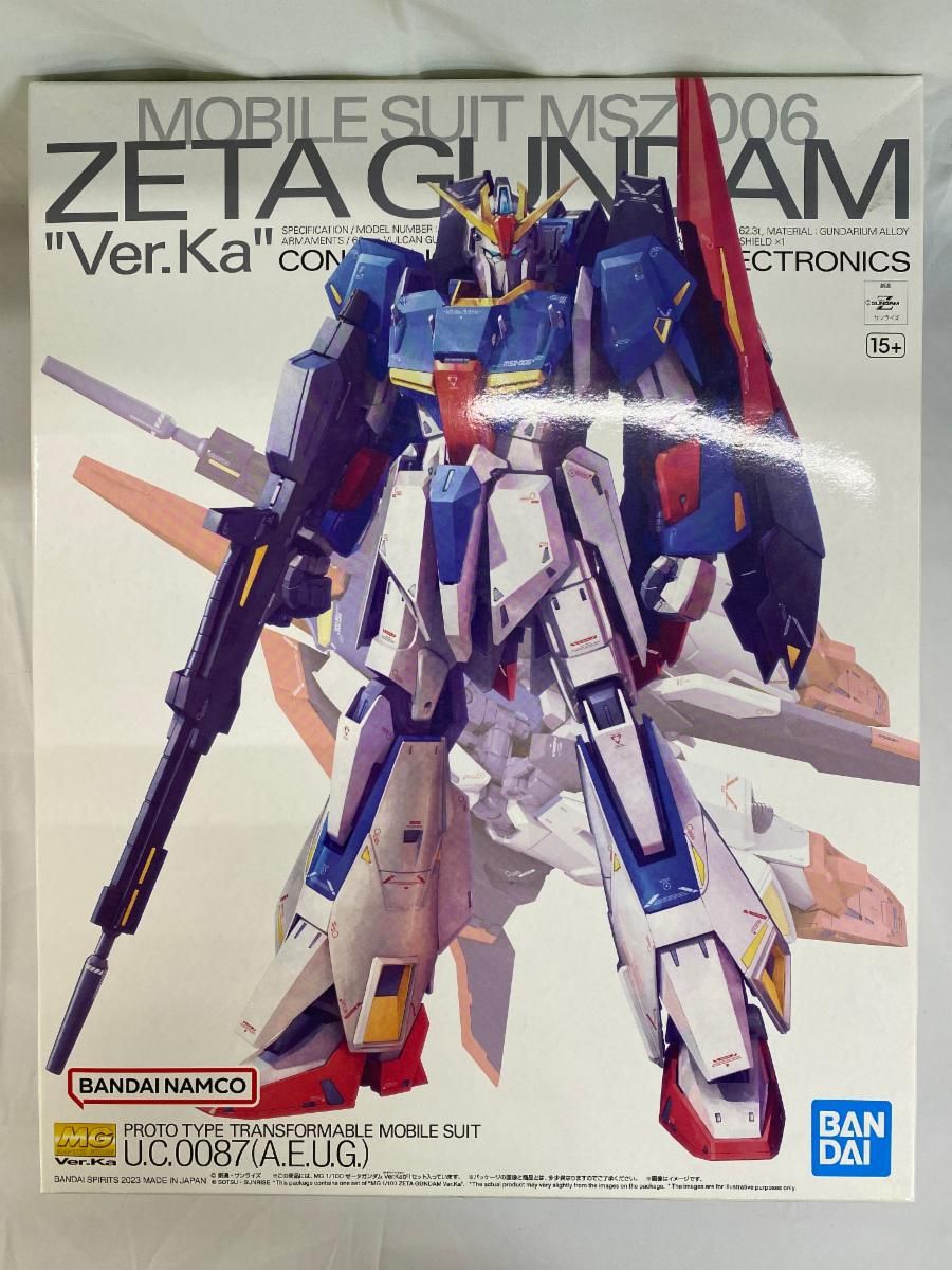 未開封】ゼータガンダム Ver.Ka (MG) 機動戦士Zガンダム - メルカリ