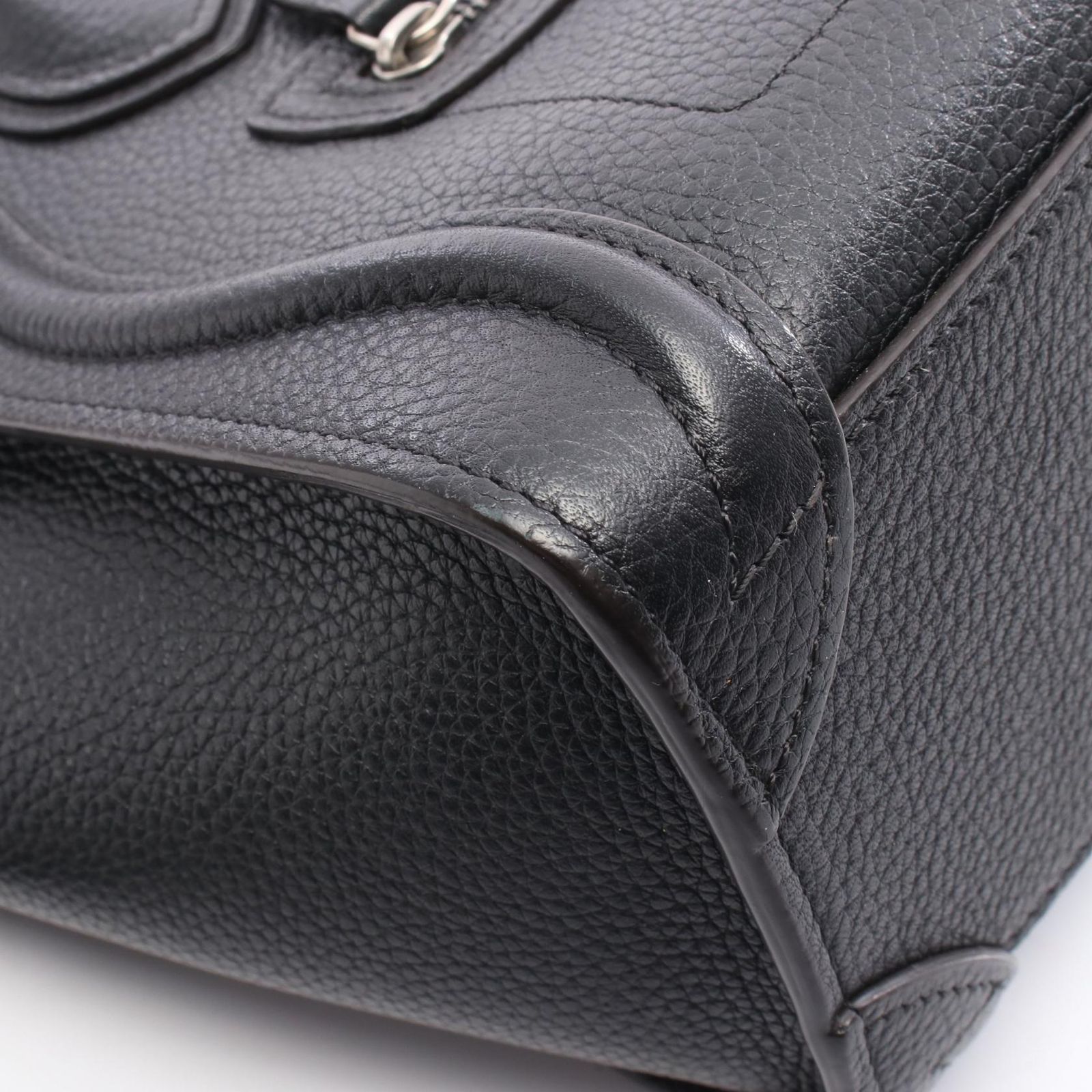 セリーヌ CELINE ハンドバッグ ラゲージ ナノショッパー ブラック