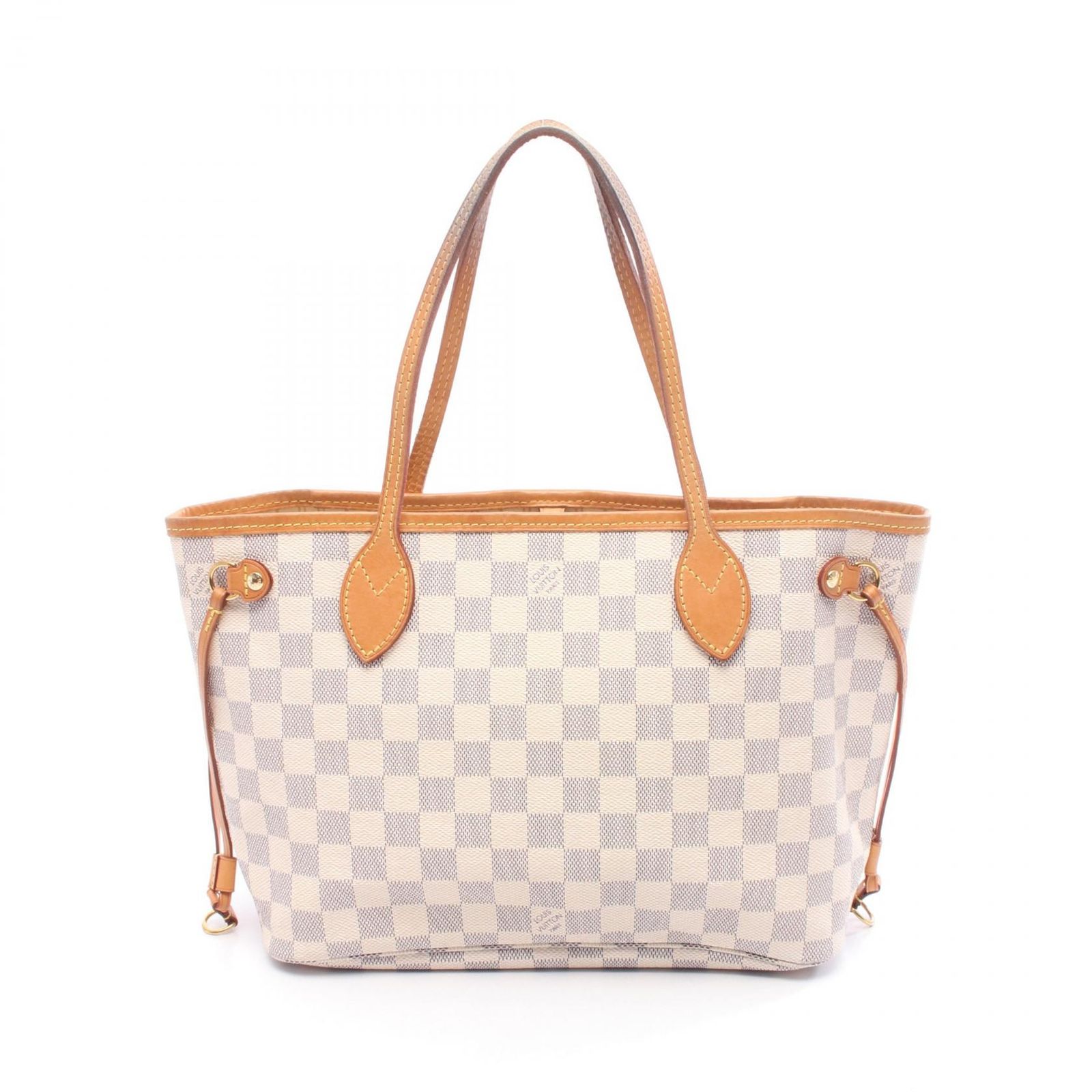 ルイ ヴィトン LOUIS VUITTON トートバッグ ネヴァーフルPM N 41362 PVCコーティングキャンバス レザー レディース B
